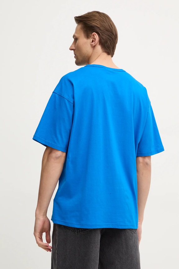 Oblečenie Diesel oversize tričko pánske bavlnené T-BOXT-R30 T-SHIRT A16400.0QIAM fialová