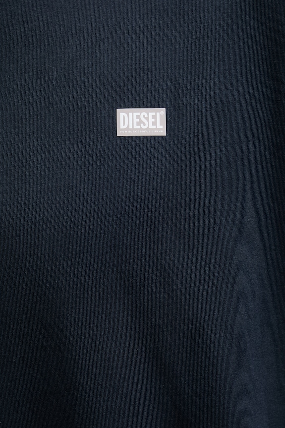Diesel T-shirt oversize męski bawełniany T-BOXT-R30 T-SHIRT A16400.0QIAM granatowy