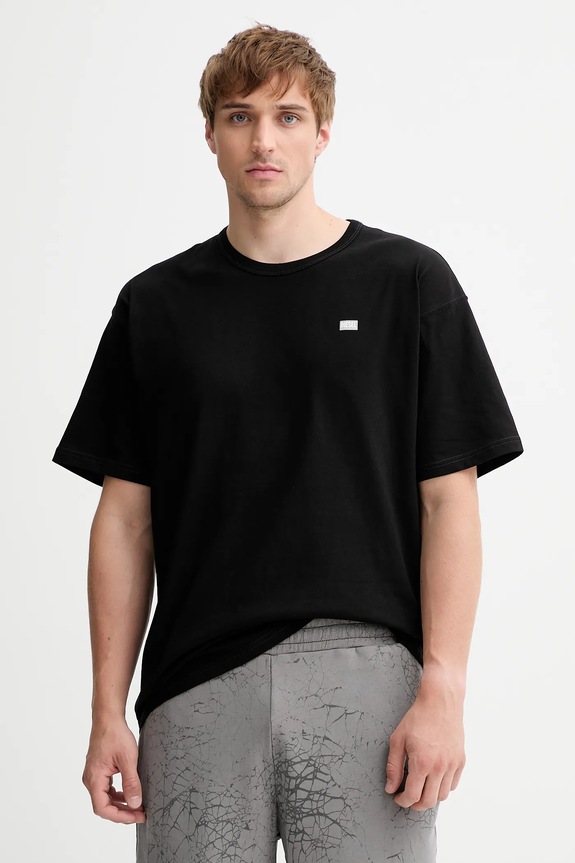 Diesel T-shirt oversize męski bawełniany T-BOXT-R30 T-SHIRT regular czarny A16400.0QIAM