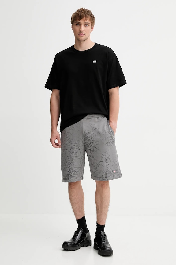 Diesel T-shirt oversize męski bawełniany T-BOXT-R30 T-SHIRT A16400.0QIAM czarny SS26