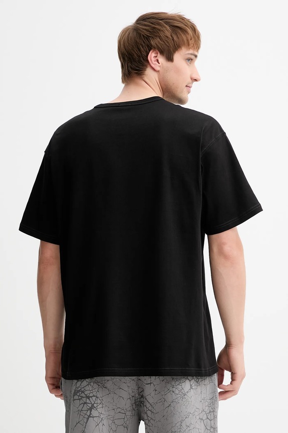 Odzież Diesel T-shirt oversize męski bawełniany T-BOXT-R30 T-SHIRT A16400.0QIAM czarny