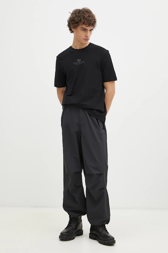 Diesel t-shirt T-ADJUST-R10 T-SHIRT A16424.0QKAP czarny SS25