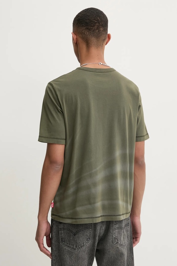 Ρούχα Μπλουζάκι Diesel T-ADJUST-R13 T-SHIRT A16428.0LJBS πράσινο