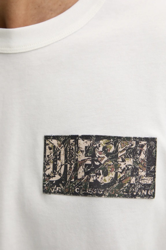Tričko Diesel T-ADJUST-R19 T-SHIRT A17257.0AGRI béžová