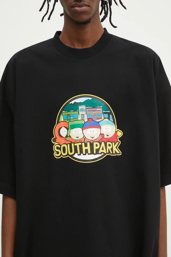VETEMENTS cotton t-shirt Southpark Oversized black UA66TR610B