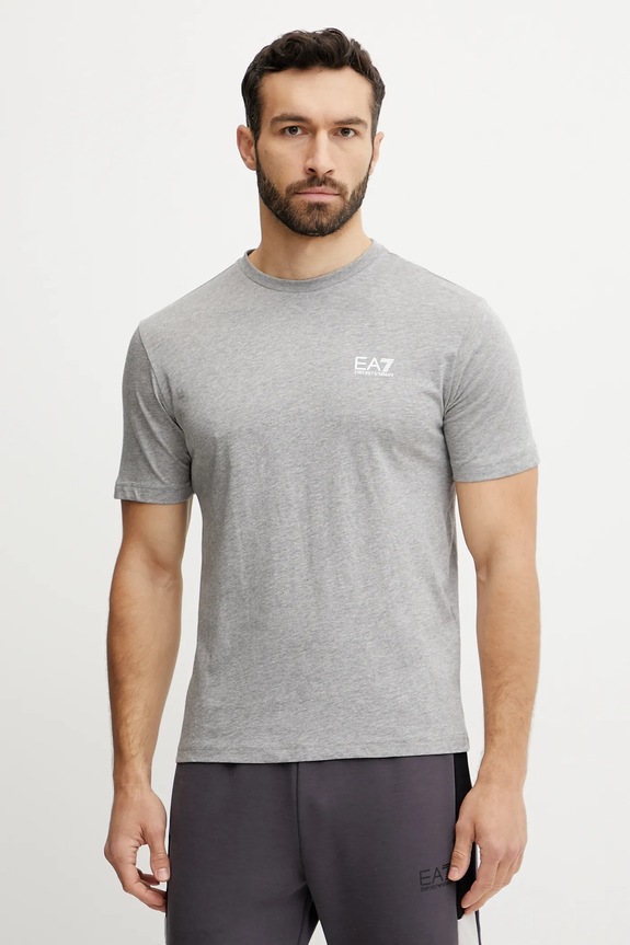 Abbigliamento EA7 Emporio Armani t-shirt in cotone AF10375.7M000567 grigio
