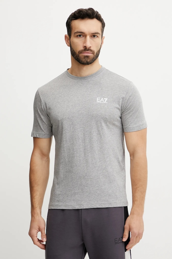 Abbigliamento EA7 Emporio Armani t-shirt in cotone AF10375.7M000567 grigio