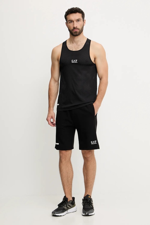 EA7 Emporio Armani t-shirt treningowy AF13911.7M000298 czarny SS25