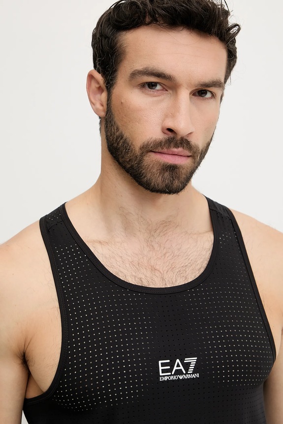 EA7 Emporio Armani t-shirt treningowy czarny AF13911.7M000298
