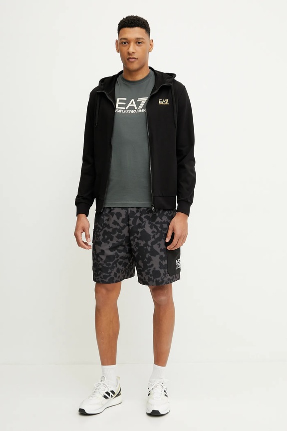 EA7 Emporio Armani t-shirt bawełniany AF10375.7M000224 zielony AW25