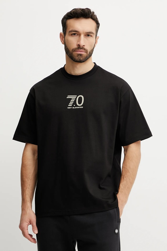 Ruházat EA7 Emporio Armani pamut póló AF12957.7X000082 fekete