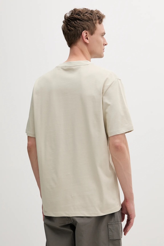 Oblačila Bombažna kratka majica Lindbergh 30.400120B.BLACK črna