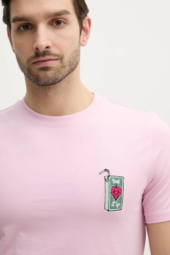 Oblačila Bombažna kratka majica Lindbergh 30.400235.LAVENDER.P roza