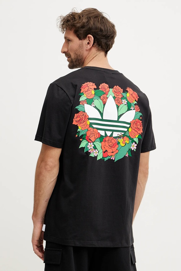 Oblečenie Bavlnené tričko adidas Originals MBN TEE JN7032 čierna