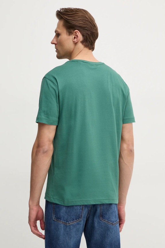 Odjeća Pamučna majica Gant 2044017 zelena