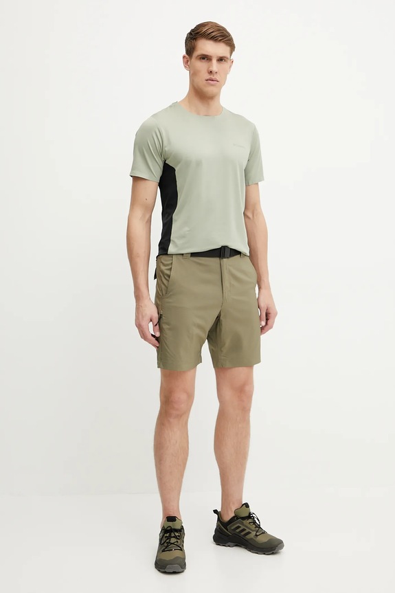 Columbia sportos póló Three Pitch 2114753 zöld SS25