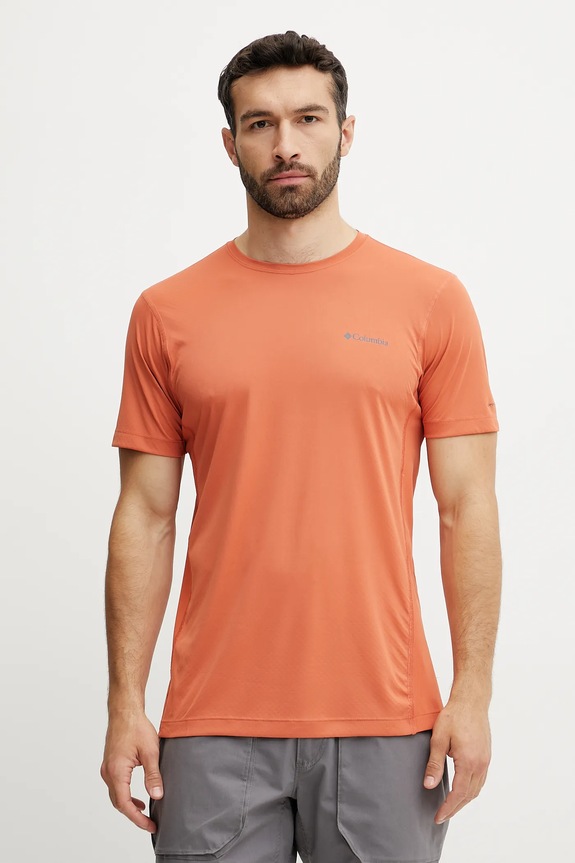 Αθλητικό μπλουζάκι Columbia Zero Rules κανονικό πορτοκαλί 2118501