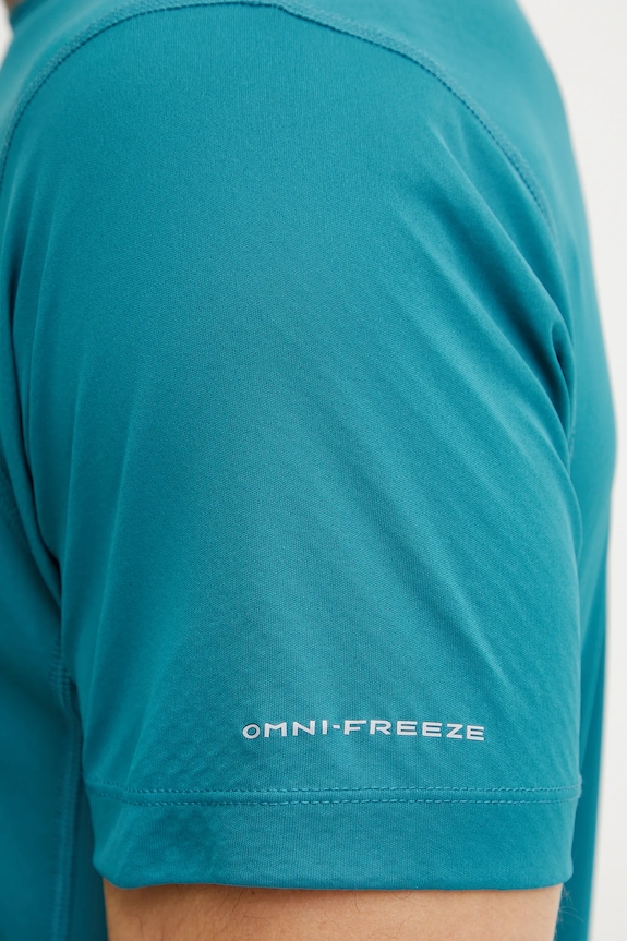 Αθλητικό μπλουζάκι Columbia Zero Rules 2118501 τιρκουάζ