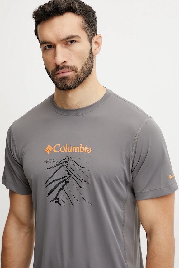 Sportska majica kratkih rukava Columbia Zero Rules siva 2118541