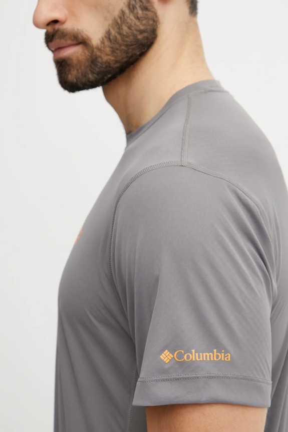 Sportska majica kratkih rukava Columbia Zero Rules 2118541 siva