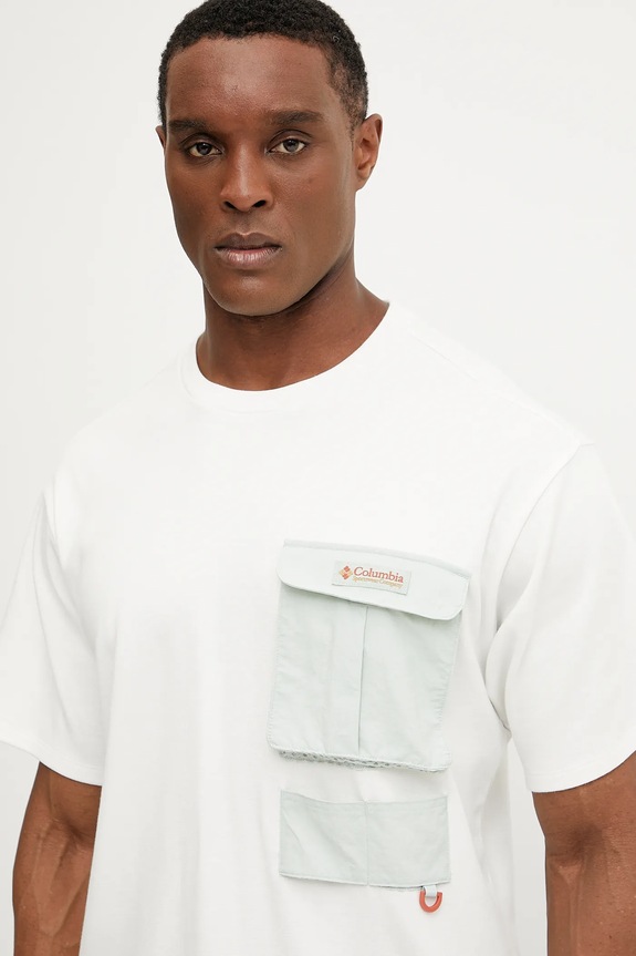 Columbia t-shirt Cove Beach bianco 2126091