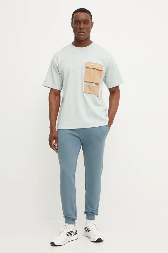 Columbia t-shirt Cove Beach 2126091 turkusowy SS25