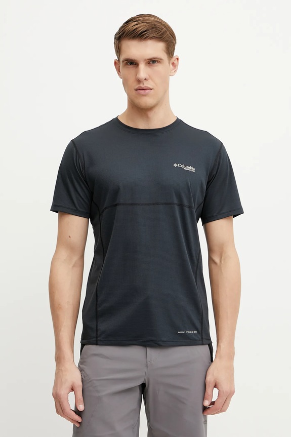 Odzież Columbia t-shirt sportowy Cirque River 2126222 czarny