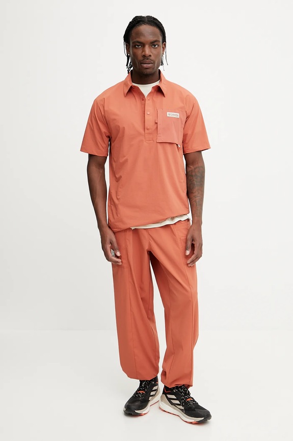 Columbia polo sportivo Cove Beach 2119481 arancione SS25
