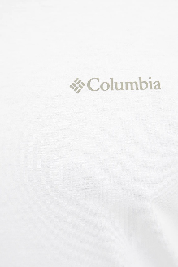 Columbia t-shirt bawełniany North Cascades 1834041. biały