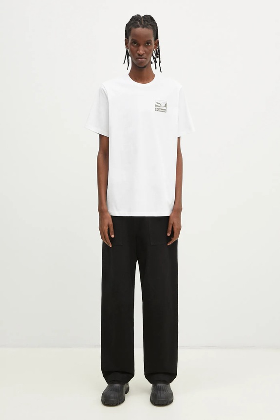 Columbia cotton t-shirt Explorers Canyon 2036451. white