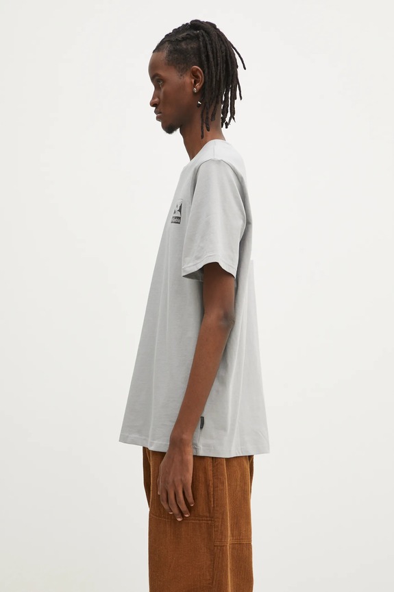 Columbia t-shirt in cotone Explorers Canyon 2036451. grigio AW25