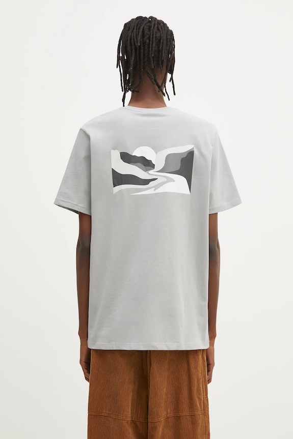 Abbigliamento Columbia t-shirt in cotone Explorers Canyon 2036451. grigio