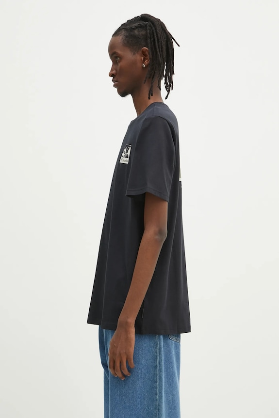 Columbia t-shirt in cotone Explorers Canyon 2036451. nero AW25