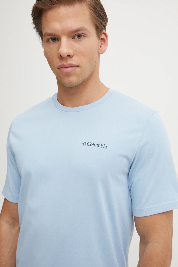 Columbia t-shirt Hageman niebieski 2076362
