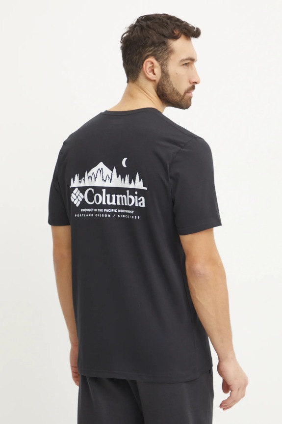 Columbia tricou Hageman print negru 2076362