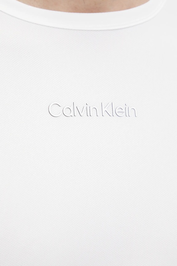 Tréninkové tričko Calvin Klein Performance LVGMS5K159 bílá
