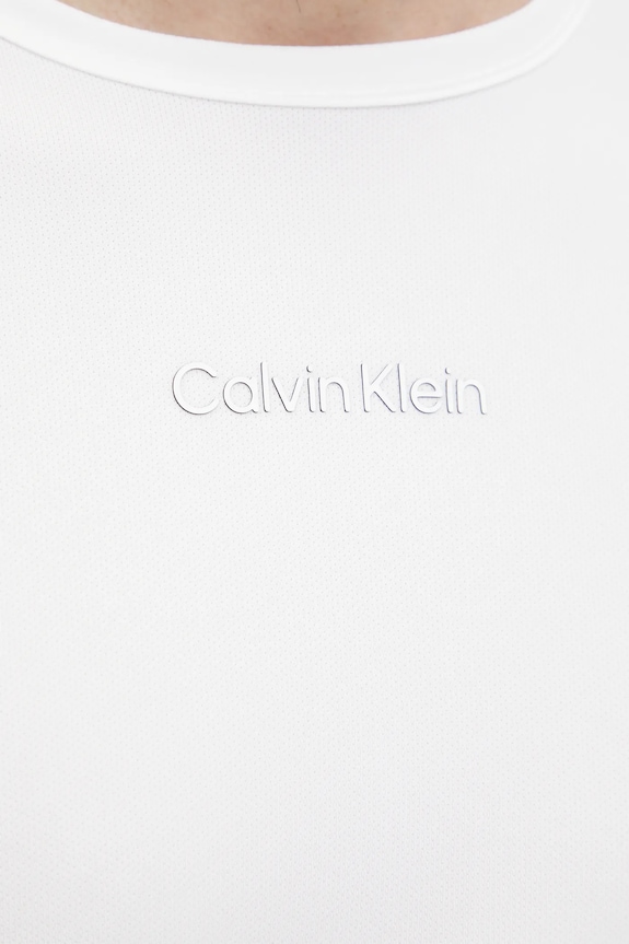 Tréninkové tričko Calvin Klein Performance LVGMS5K159 bílá
