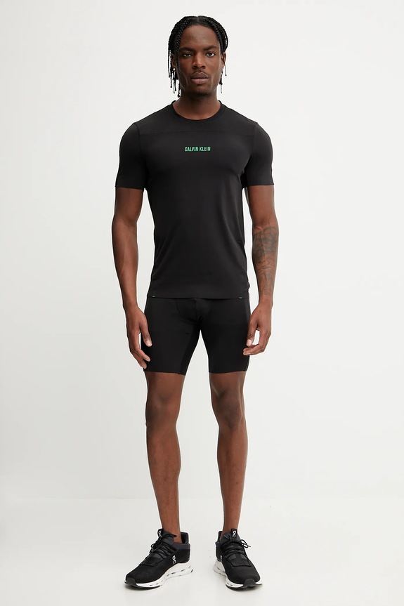 Tréninkové tričko Calvin Klein Performance LVGMS5K188 černá SS26