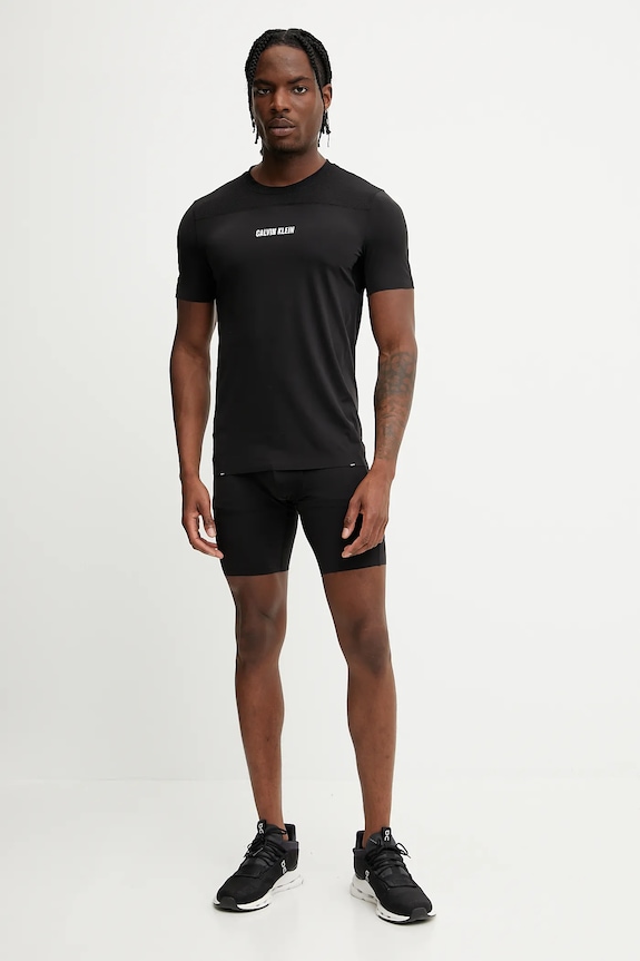 Μπλουζάκι προπόνησης Calvin Klein Performance LVGMS5K188 μαύρο SS26