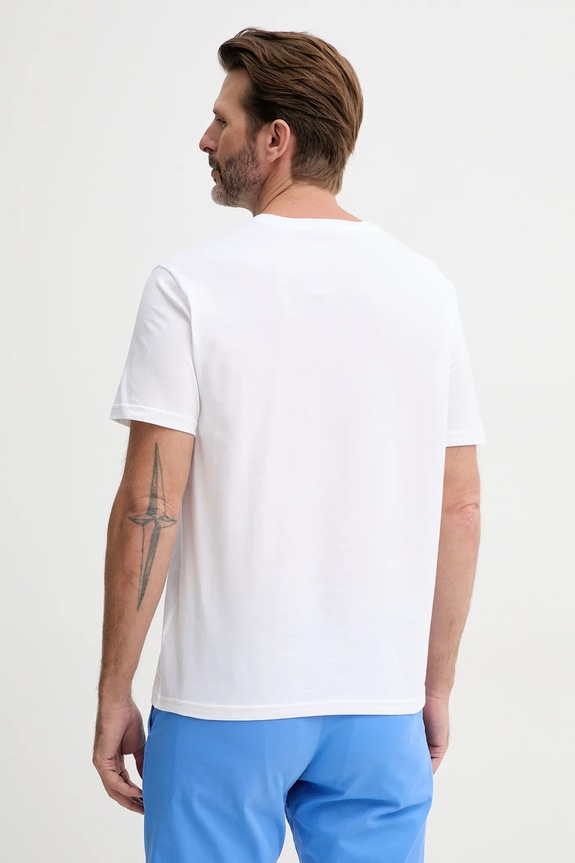 Îmbrăcăminte United Colors of Benetton tricou din bumbac 3I1XU10A4 alb