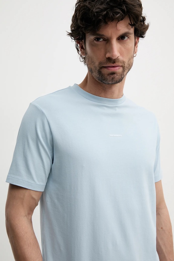 Majica kratkih rukava Karl Lagerfeld plava 552235.755030