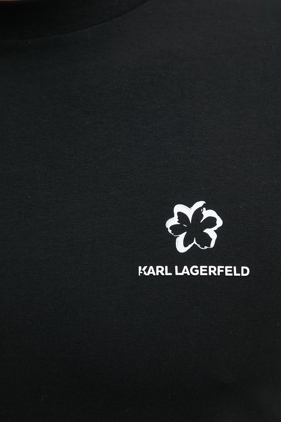 Μπλουζάκι Karl Lagerfeld 552235.755043 μαύρο
