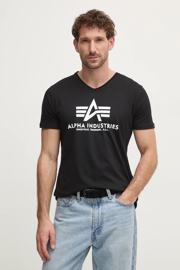 Tričko Alpha Industries čierna 106512