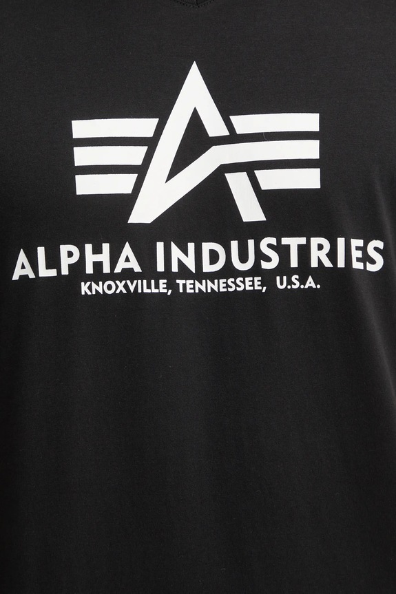 Tričko Alpha Industries 106512 čierna