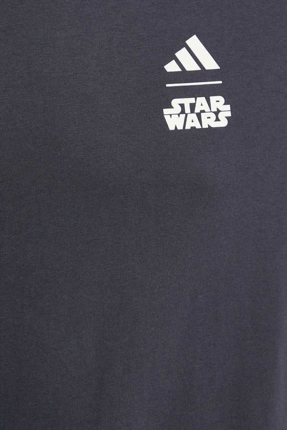 adidas t-shirt bawełniany x Mandalorian JI5716 szary
