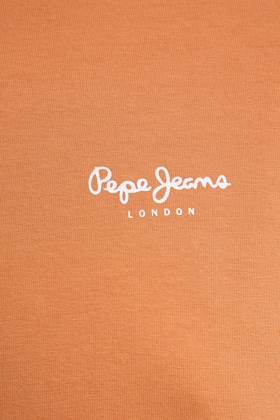 Pepe Jeans tricou ORIGINAL BASIC 3N PM508212 portocaliu