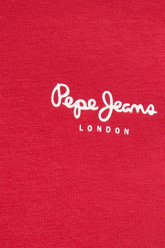 Pepe Jeans tricou ORIGINAL BASIC 3N rosu PM508212