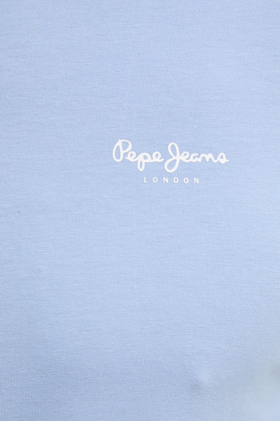 Tričko Pepe Jeans ORIGINAL BASIC 3N PM508212 modrá