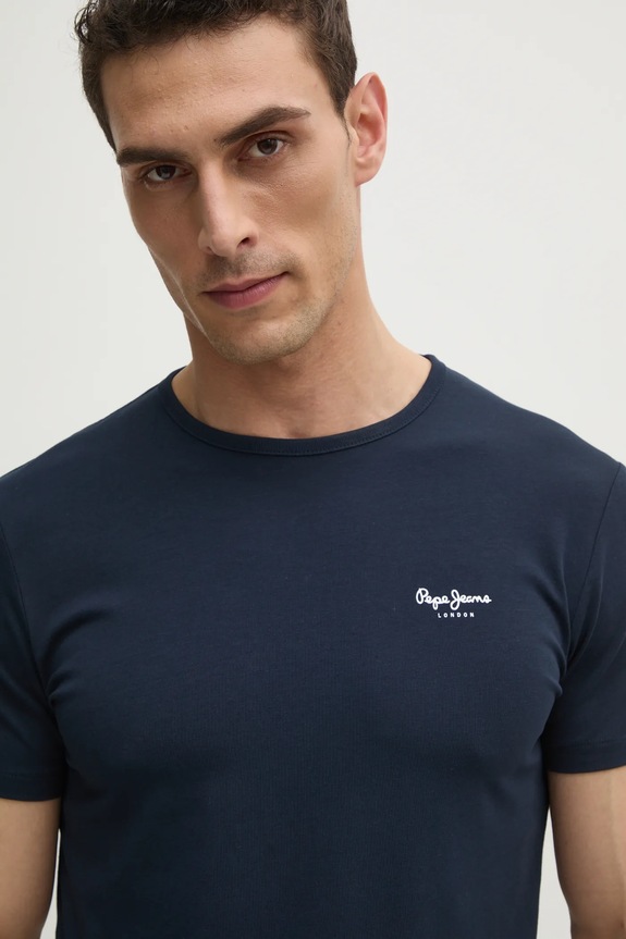 Tričko Pepe Jeans ORIGINAL BASIC 3N tmavomodrá PM508212