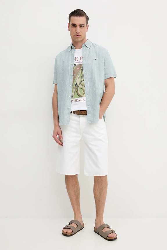 Tričko Pepe Jeans DUSTER FRONT TEE PM509778 biela SS25